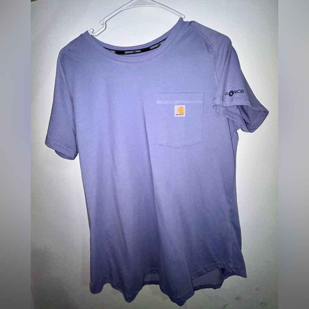 Carhartt relaxed fit lilac shirt size large